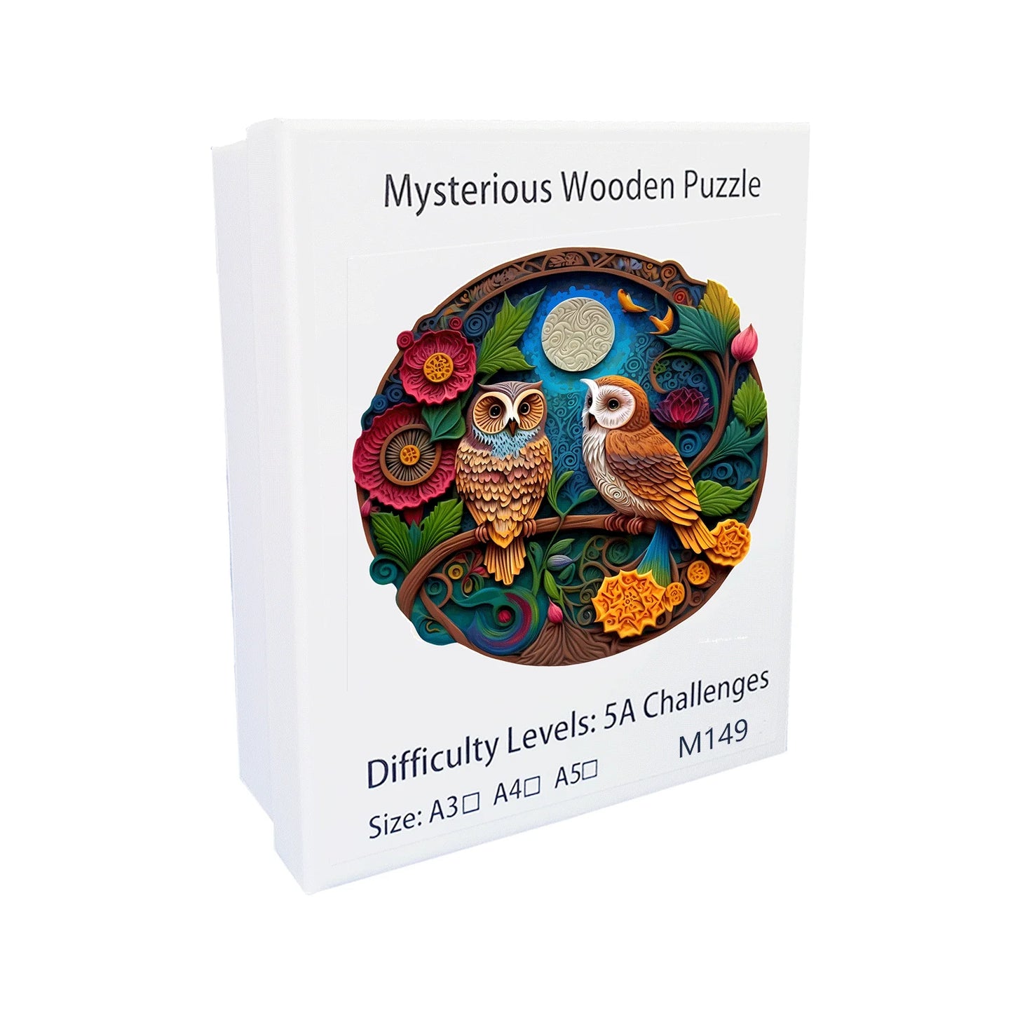 Eulen-Holzpuzzle – Weisheit im Tierdesign