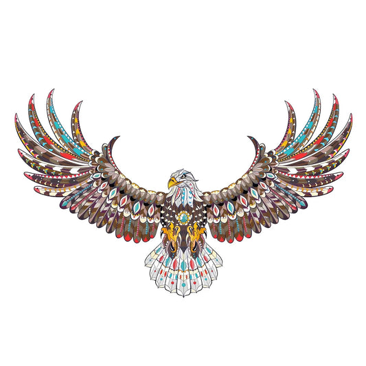 Adler-Holzpuzzle – Majestätisches Tierpuzzle