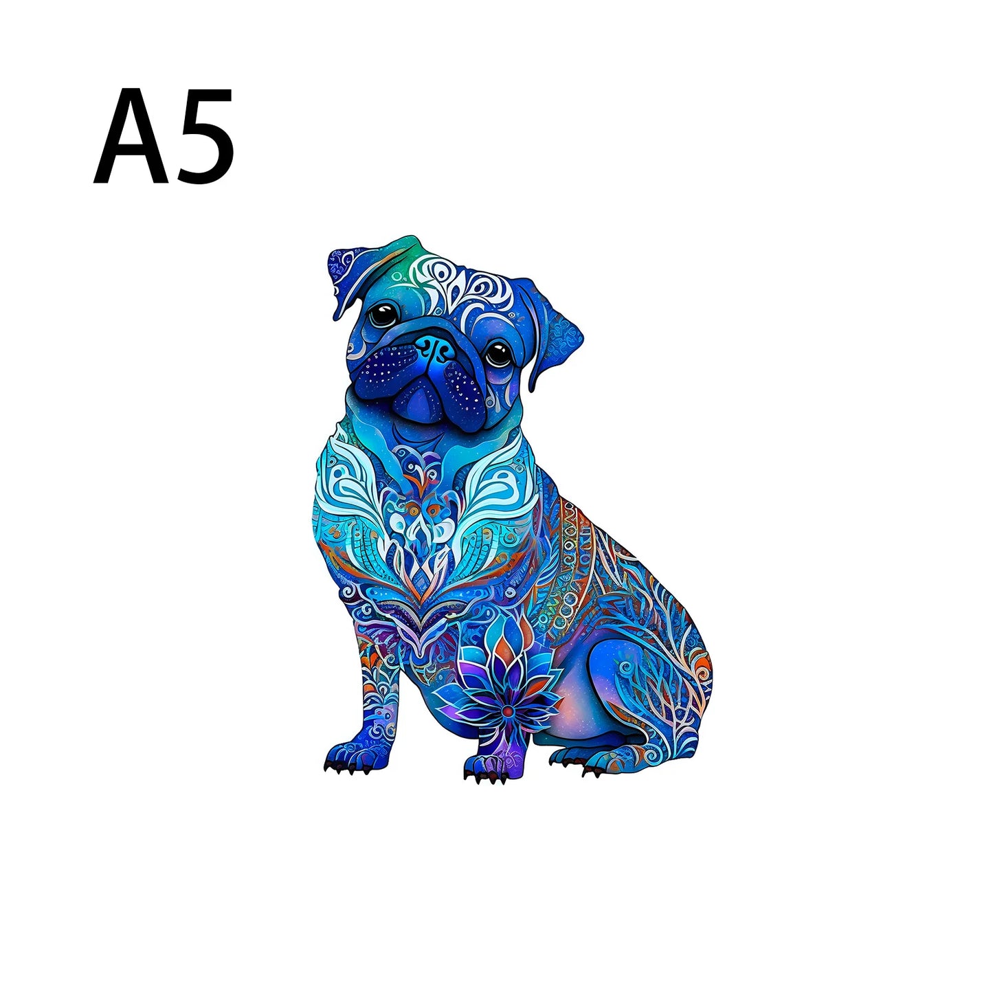 Süßes Welpen-Holzpuzzle – Niedliches Tierpuzzle