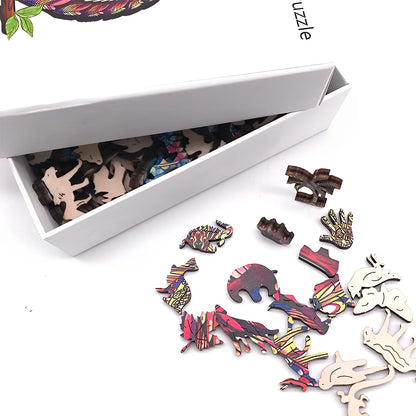 Skorpion-Holzpuzzle – Mysteriöse Tierformen