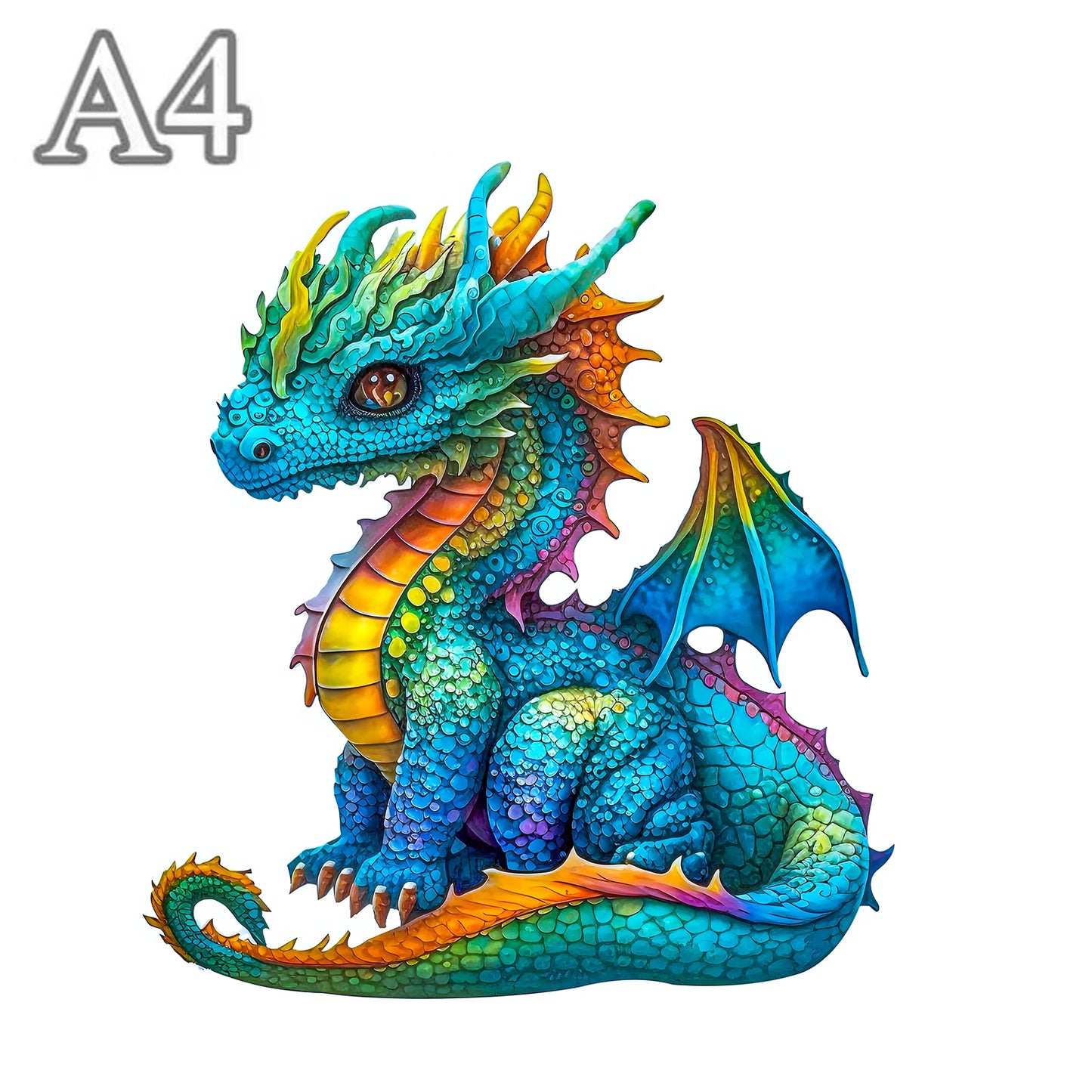 Dinosaurier-Holzpuzzle – Abenteuerliche Tierformen