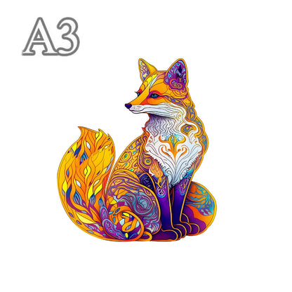 Fuchs-Holzpuzzle – Cleveres Tierpuzzle