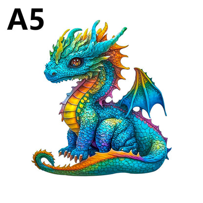 Dinosaurier-Holzpuzzle – Abenteuerliche Tierformen