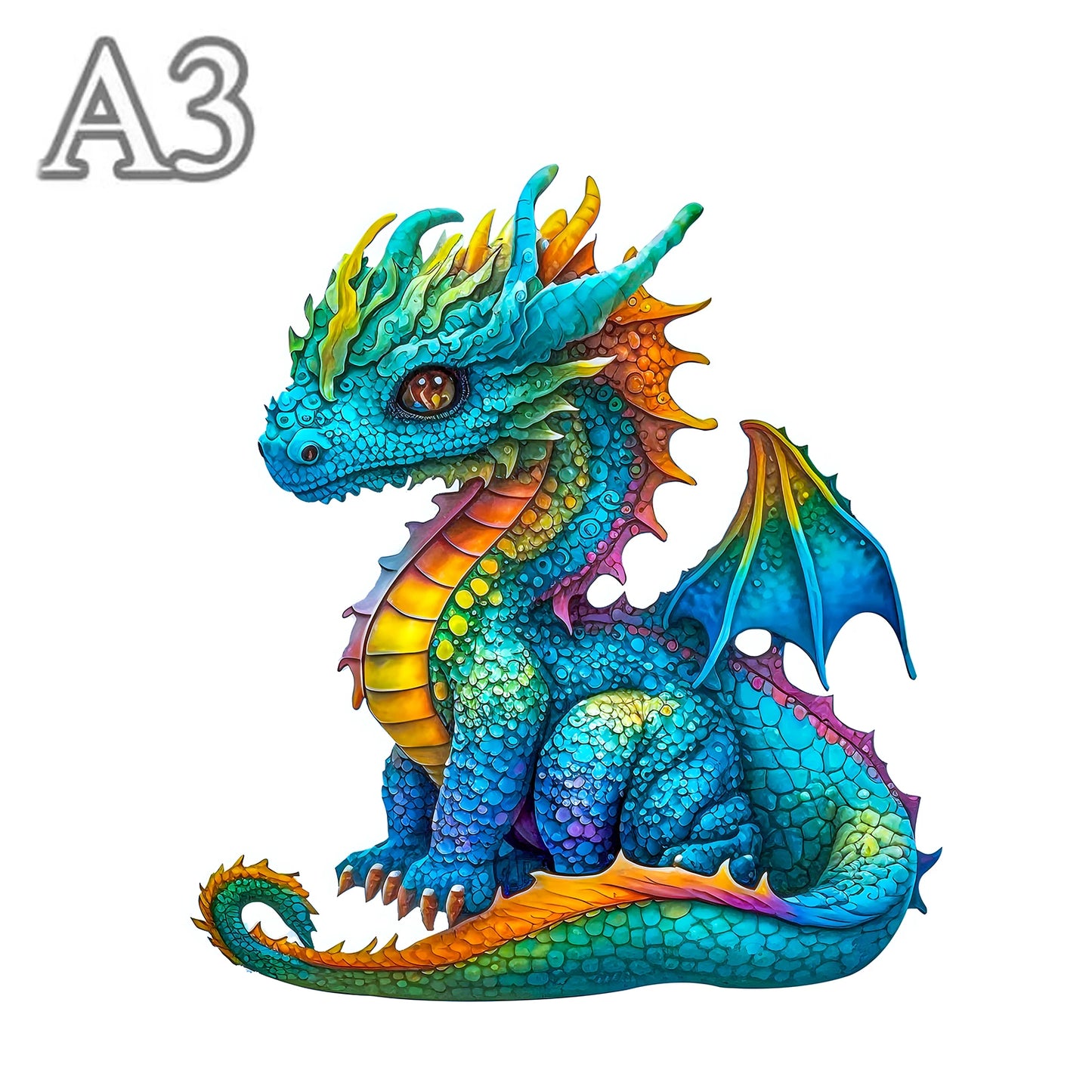 Dinosaurier-Holzpuzzle – Abenteuerliche Tierformen