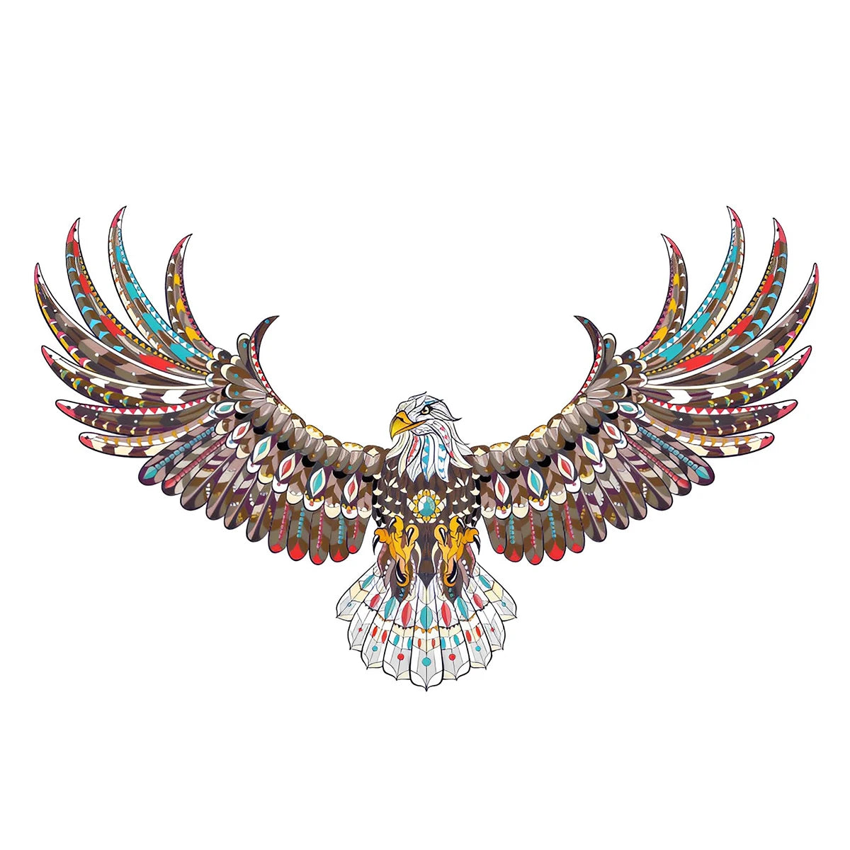 Adler-Holzpuzzle – Majestätisches Tierpuzzle