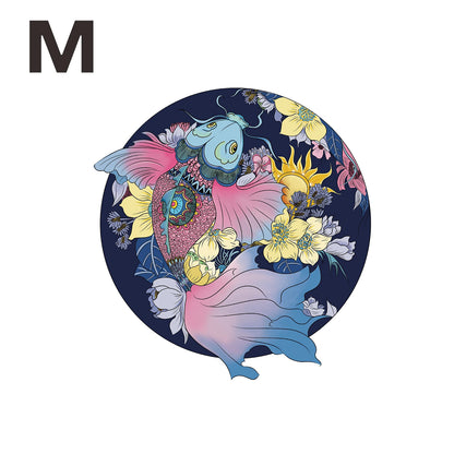 Einzigartiges Fisch-Holzpuzzle – Unterwasserabenteuer