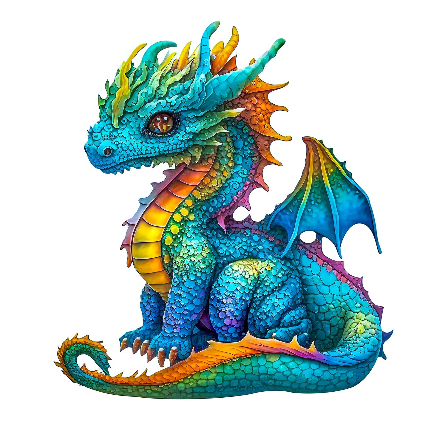 Dinosaurier-Holzpuzzle – Abenteuerliche Tierformen