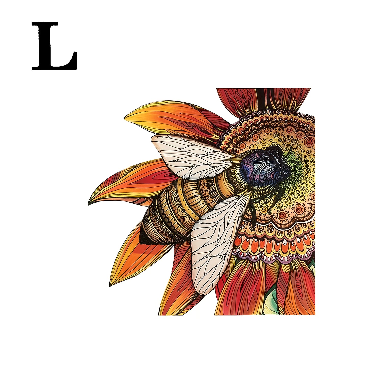 Bienen-Holzpuzzle – Summendes Tierpuzzle