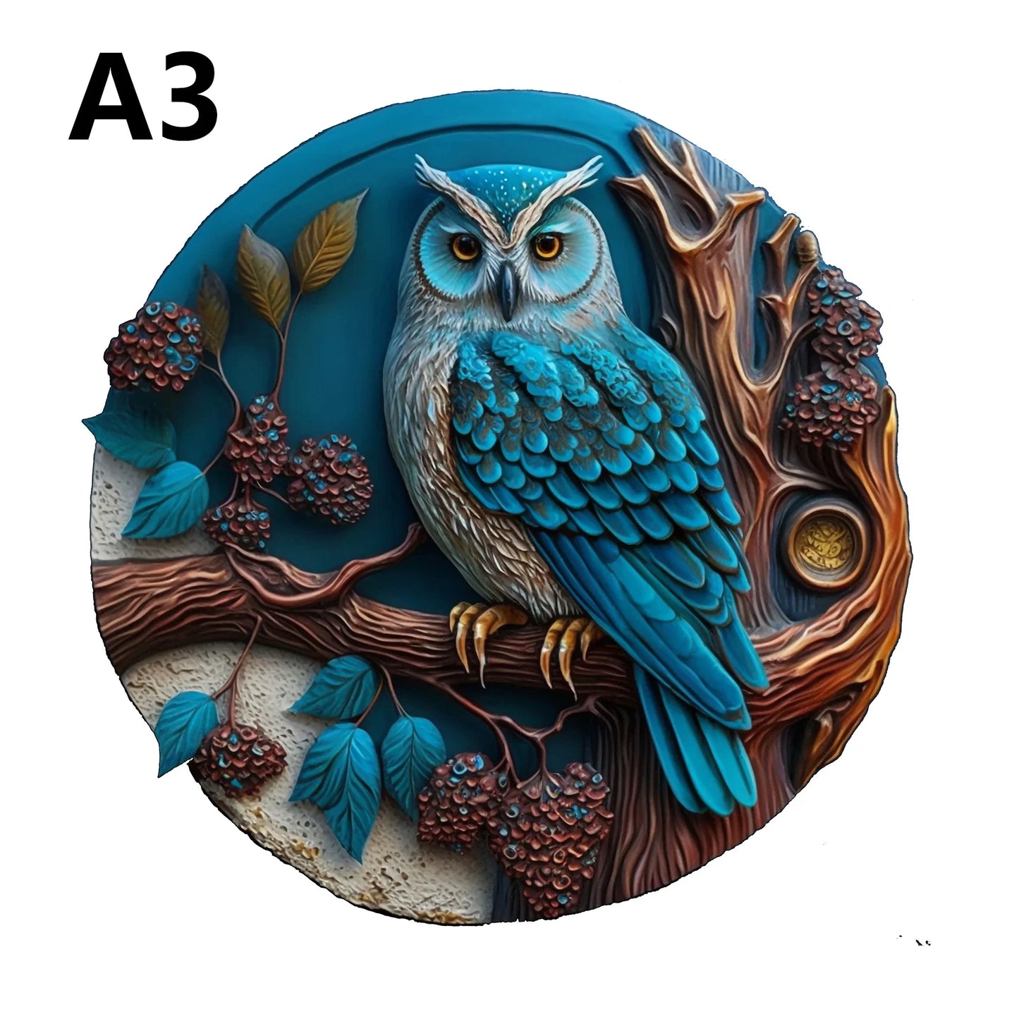 Eulen-Holzpuzzle – 3D-Vogel für alle Altersgruppen